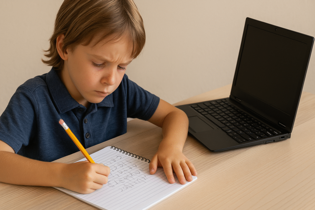 Enfant Dysgraphique