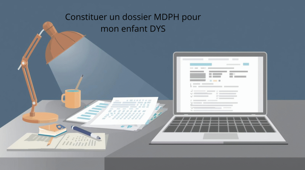 Constituer un dossier MDPH pour mon enfant DYS