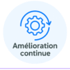 notre démarche d'amélioration continue