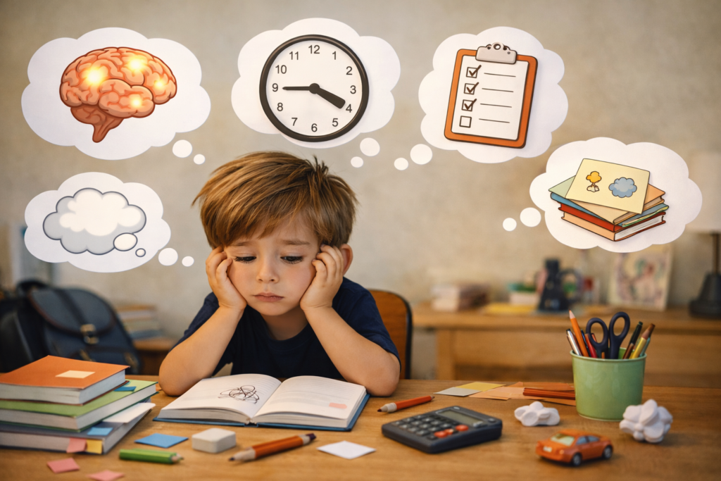 Pourquoi mon enfant DYS a du mal à s’organiser ? Les fonctions exécutives expliquées